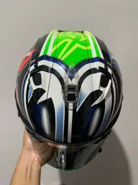 Arai rx7x Nakano Shuriken Green kondisi mulus no minus lengkap