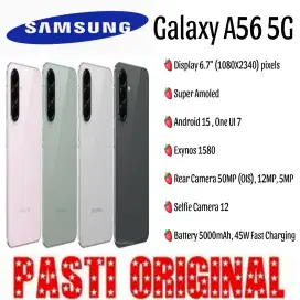 Samsung Galaxy A56 5G 8/256GB Resmi SEIN