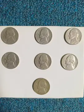 Dijual uang koin dollar