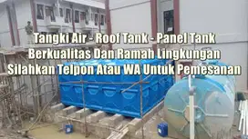 Toren Air FRP, Tangki Air Kotak, Roof Tank, Panel Tank FRP, Rooftank K