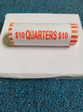 Dijual uang koin quarter dollar bungkusnya masih asli