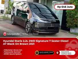 [PAJAK PANJANG] Hyundai Staria 2.2L 2WD Signature 7 Seat AT 2021/2022