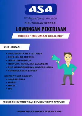 RIDERS MINUMAN KELILING (BOJONG GEDE)