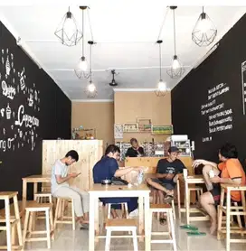 Rak jualan & meja kafe