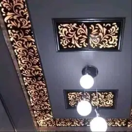 Wall Moulding Sekat Plafon Partisi PVC GRC Gypsum Jasa Tukang Pasang