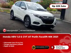 [TANGAN PERTAMA] Honda HRV HR-V HR V 1.5 E CVT AT Putih 2021/2022