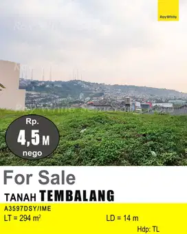 DIJUAL TANAH DI TEMBALANG A3597