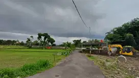 Tanah 1jtan/m2 5 Menit Exit Tol Kalasan Cocok Untuk Hunian