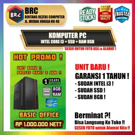 Komputer BARU Intel Core i3 - 1 Tahun