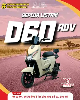 Sepeda listrik uwinfly D60 adv