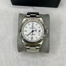 Rolex Explorer II 40mm Polar 16570 GMT Date Serial F (2005) Watch Only
