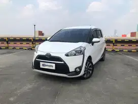 Pajak Hidup TDP 8,JT Toyota Sienta 1.5 V Bensin-AT Putih 2017