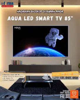 Aqua Led 4K UHD 85inch
