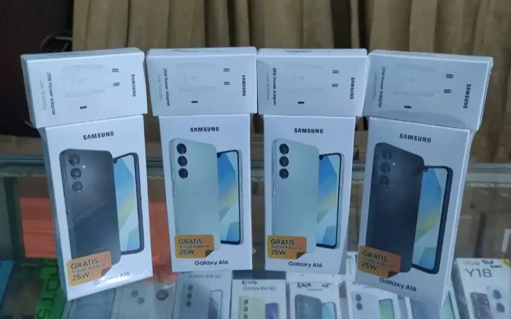 New Samsung Galaxy A16 4G Ram 8/128 GB Garansi Resmi 1 Tahun