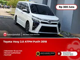 [LOW KM] Toyota Voxy 2.0 ATPM Putih 2018/2019