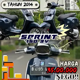 [ TERMURAH] PIAGGIO VESPA SPRINT 150 3V NAVY PERFECT CONDITION