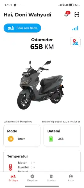 Dijual motor listrik Fox s
