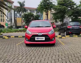 Low KM TDP 6,JT Toyota Agya 1.2 G TRD Sportivo Bensin-MT Merah 2020