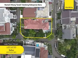 Kebayoran Baru dekat SCBD posisi hook 3 Muka, luas 714