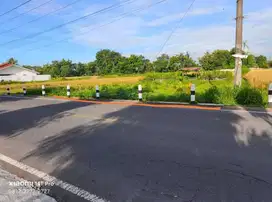 Tanah pinggir jalan utama taman martani kalasan utara proliman