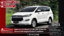 Toyota Innova 2.4 G Diesel AT NIK 2019 White On Brown Full Original Pe