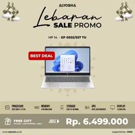 Promo Laptop HP EP0555/557TU Core i3 1215 8/512GB  14Inch FHD w 11+OHS