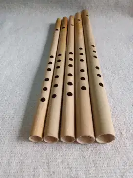 5 Buah suling bambu, suling dangdut kondisi baru siap pakai