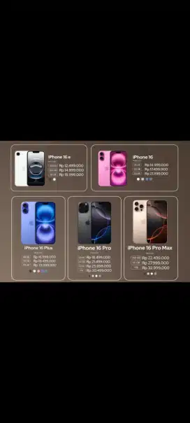 PROMO IPHONE 16 SERIES, IPHONE 15 , IPHONE 14 , IPHONE 13