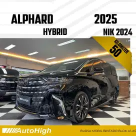 DP10% [Km.50] Alphard Hybrid 2024 Black Reg 2025 #AUTOHIGH