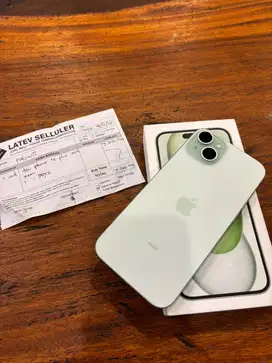 iPhone 15 Plus 256Gb Green Garansi Resmi Januari 2026 BH 100%