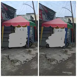 Tenda kafe dan tenda payung (bs antr skitr medan)