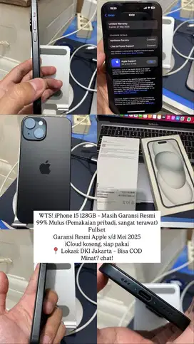 IPHONE 15 128gb (Second Hand)