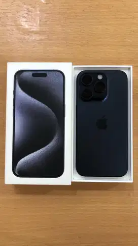 Iphone 15 Pro 512GB Blue Ex.Ibox BH 86% (Second) Garansi Resmi Habis!