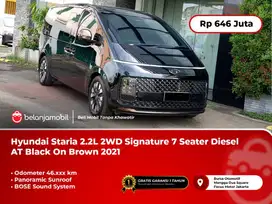 [ PAJAK PANJANG ] Hyundai Staria 2.2L Signature 7 Seat Black 2021/2022