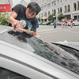 Ahlinya pasang kaca film mobil