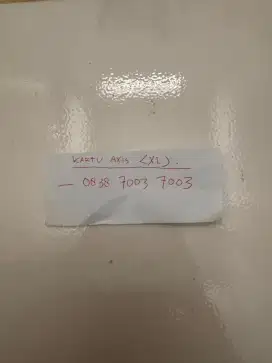Nomor Cantik Bekas