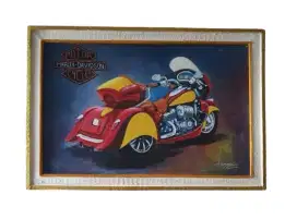 Lukisan harley davidson ukuran besar besar keren