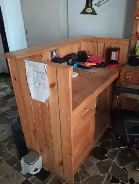 Meja cashier jati belanda