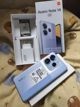 Redmi note 14 5G 12/512 fullset like new. Tt atau jual.