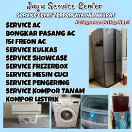 Service Kulkas Mesin Cuci AC Servis Frezer Bongkar Pasang AC Rungkut