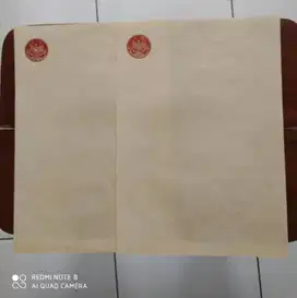 Di Jual Kertas Segel Lama Tahun 76 Asli Original