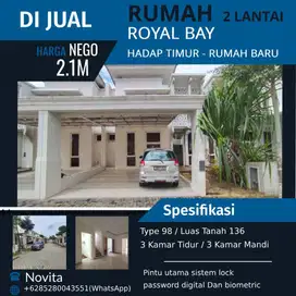 Rumah Baru Standard Developer 2 Lantai (Hadap Timur) ROYAL BAY