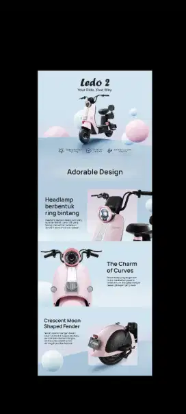 E-BIKE SEPEDA LISTRIK OFERO LEDO  II SLA  SPEED 37KM/H POWER 500W