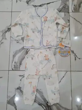Baju tidur bayi 1 set atas bawah size 73