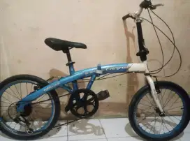 Sepeda lipat merk evergreen uk.20inch