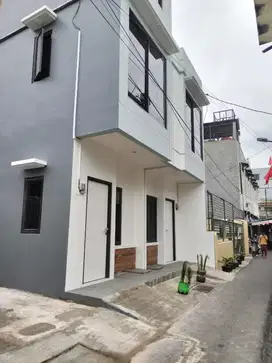Dijual rumah 2 lantai bangunan baru 10 menit dr mall basyura
