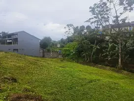 Tanah Luas 350m2 dekat sungai kecil di puncak