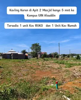Dijual Cepat Kavling Strategis Berdampingan Kampus UIN Alaudddin Samat