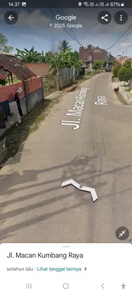 Tanah ±800 Macan Kumbang demang Murah palembang