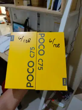 Poco c75 6/128 baru garansi resmi